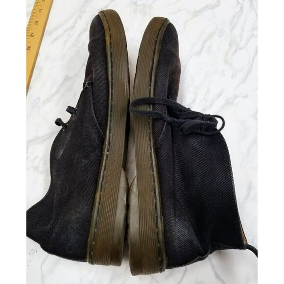 Dr. Martens Mayport Chukka Navy Dark Blue  Canvas Boots Size Mens 9 Women's 11 - Picture 7 of 12